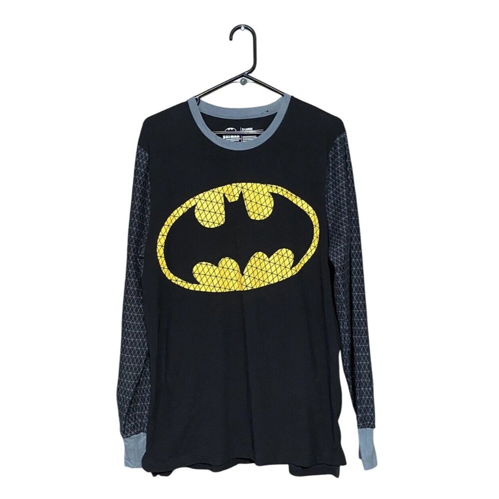 Bioworld Small 28 30 Batman Logo Cool Johns Long Underwear Shirt Super Hero NEW - Picture 5 of 7